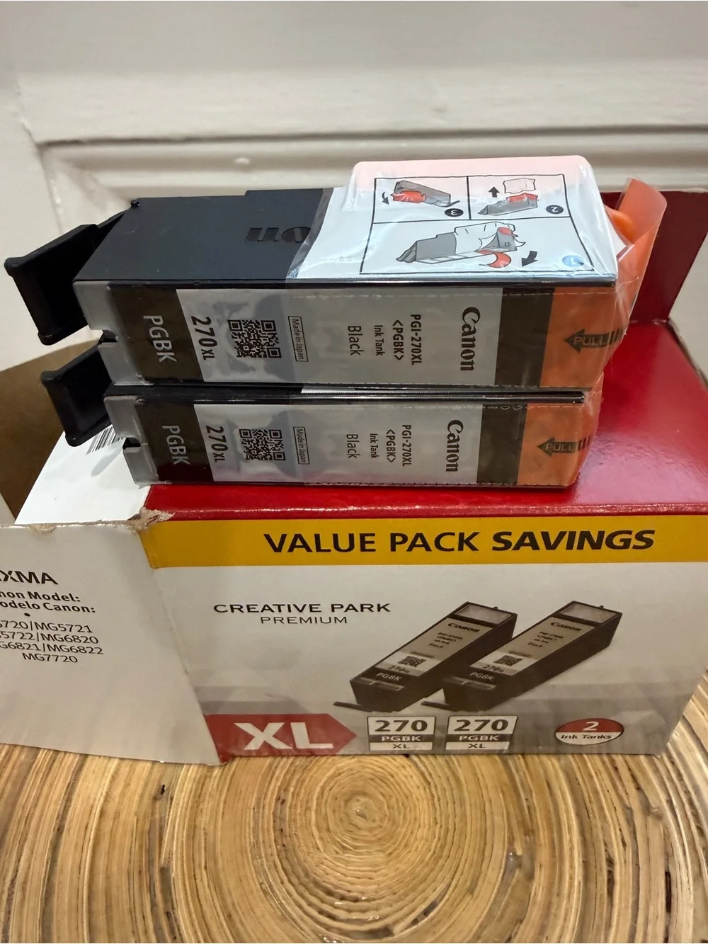 Value Pack Canon 270 XL Black Ink